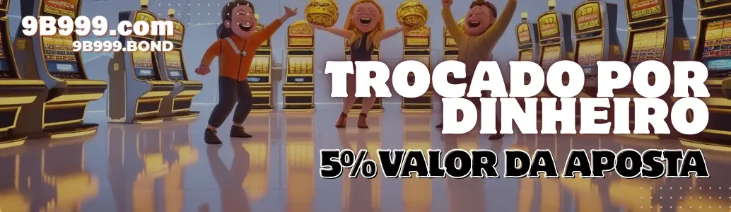 Ícone representando 5% de retorno sobre apostas no 9B999 cassino